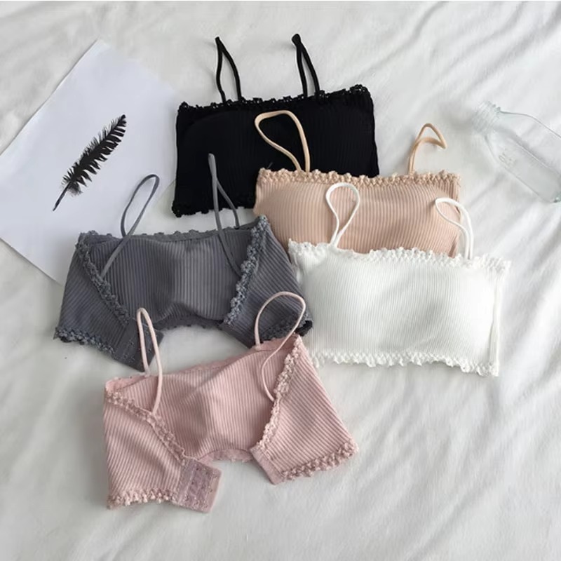 T Shirt Bra Seamless - Women's Cotton Bra Female Tube Top