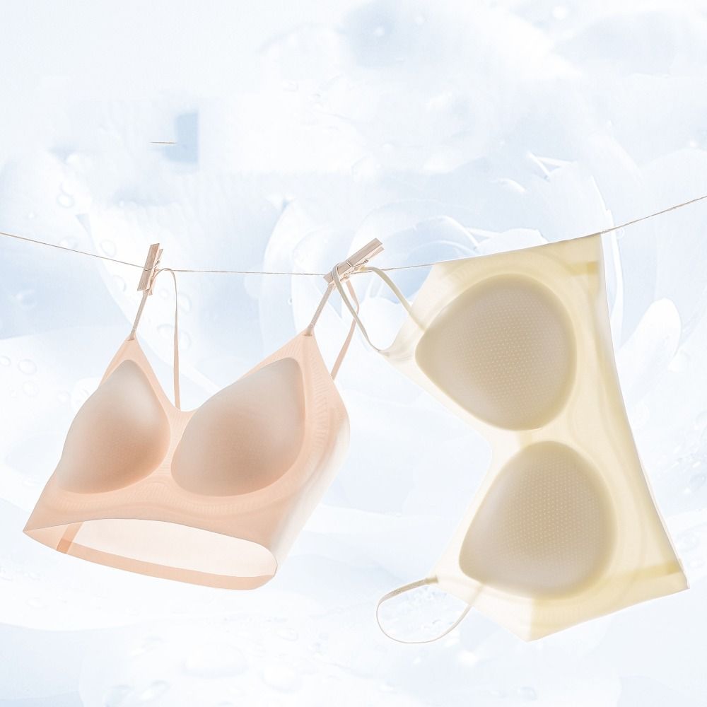 Plunge Bra Push Up - Simple Shockproof Wireless Deep V Bra