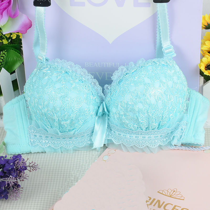 Plunge Bra Push Up - Girl Cheap Bra Sexy Lingerie Wire