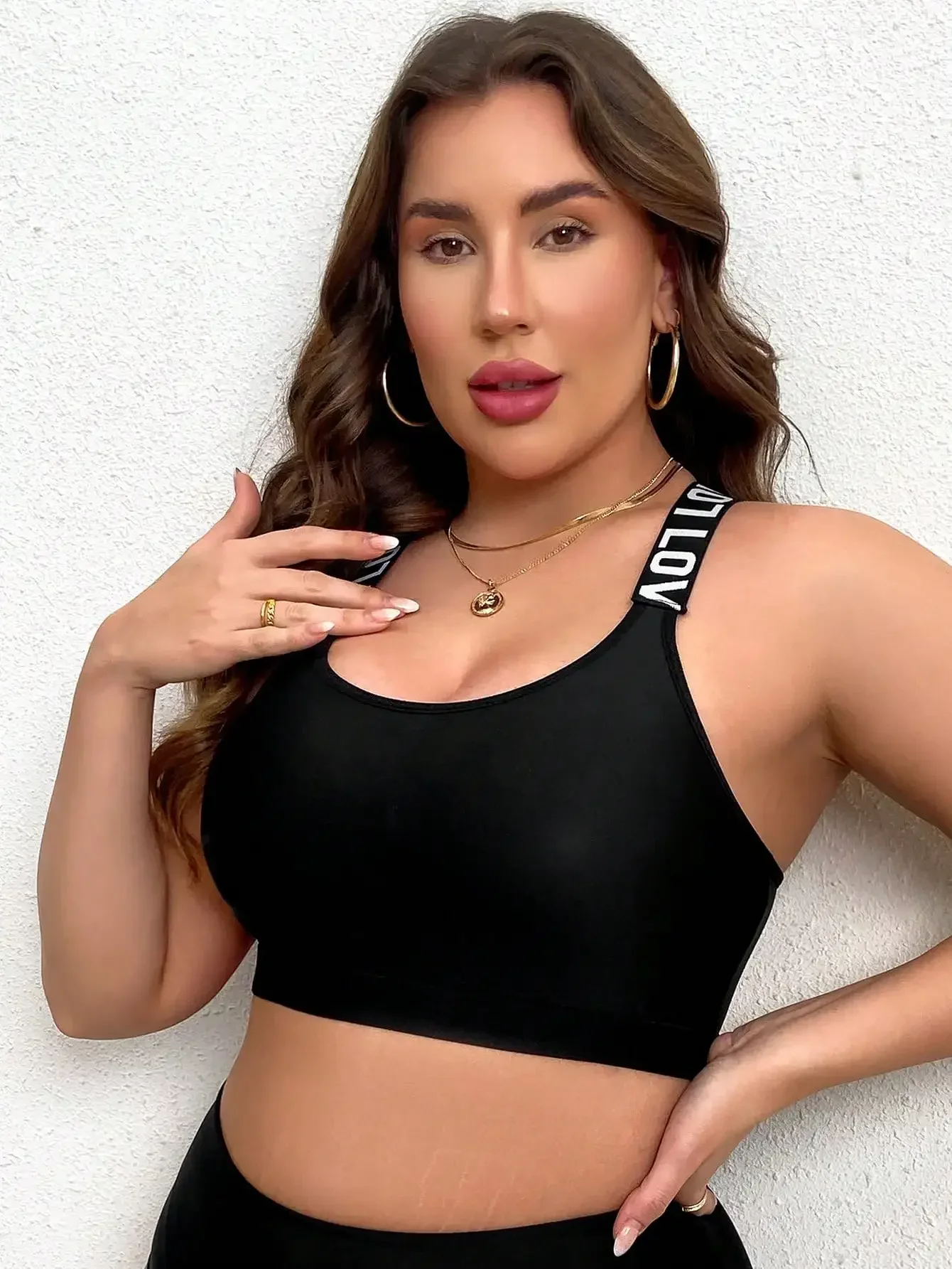 Plus Size Women Sports Bra, Bl - Full Coverage Bra review and price