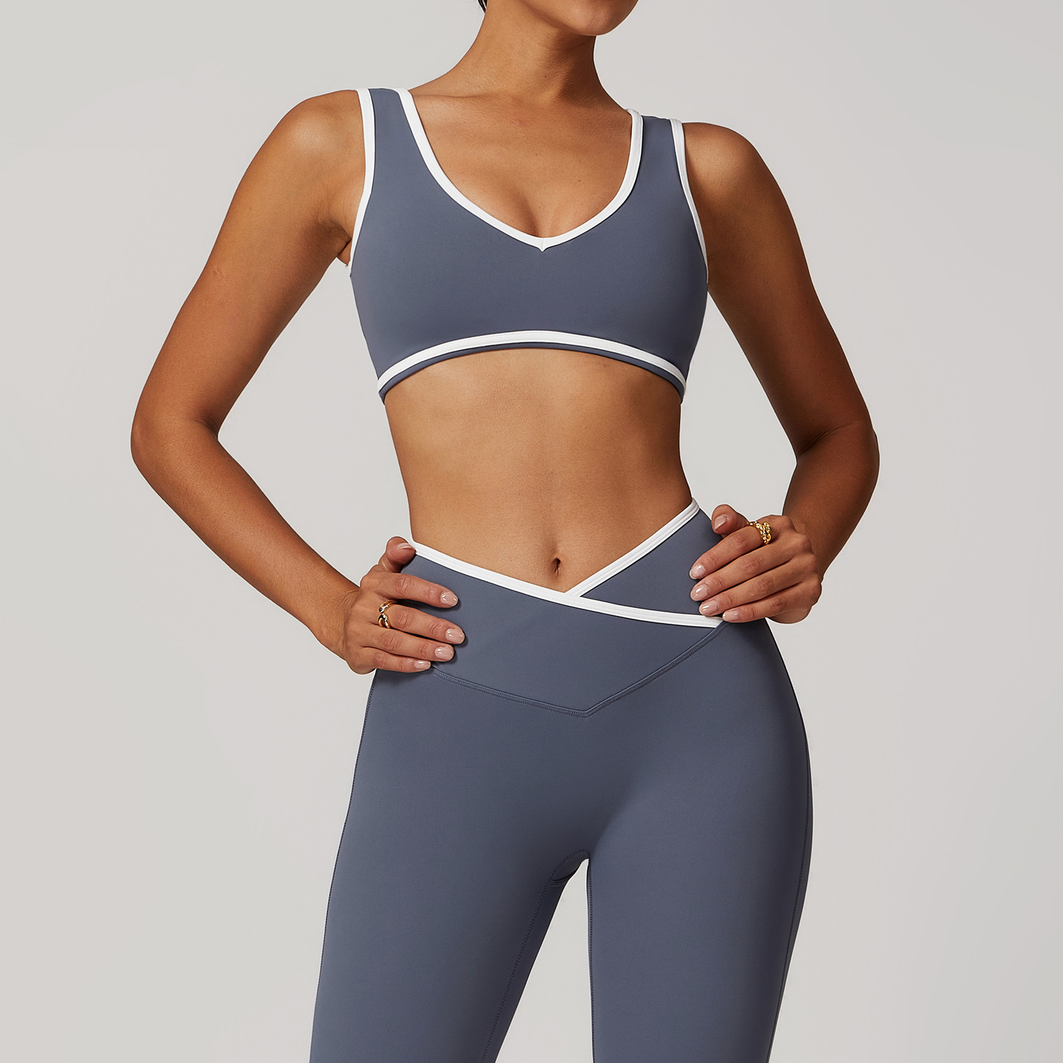 V-Neck Sports Bra Women Top Pu - Plunge Bra Push Up review and price