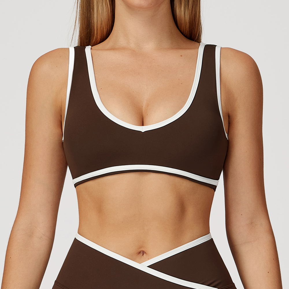 V-Neck Sports Bra Women Top Pu - Plunge Bra Push Up review and price