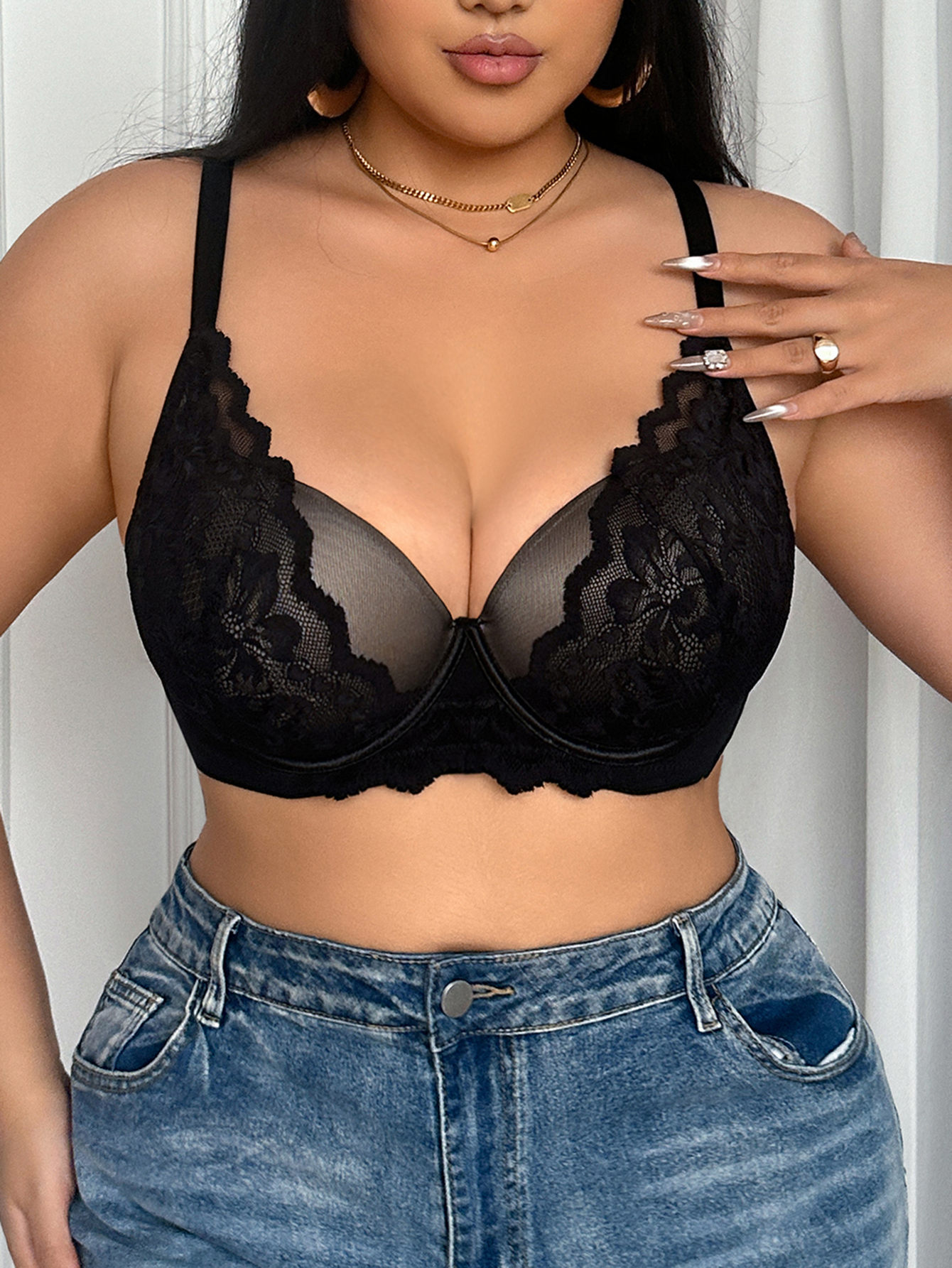 Wide Strap Plus Size Women Bra - Minimizer Bra Women review and price