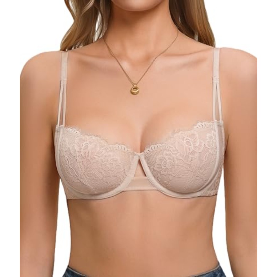 Avidlove Lace Bras for Women S - Demi Bra Balconette review and price