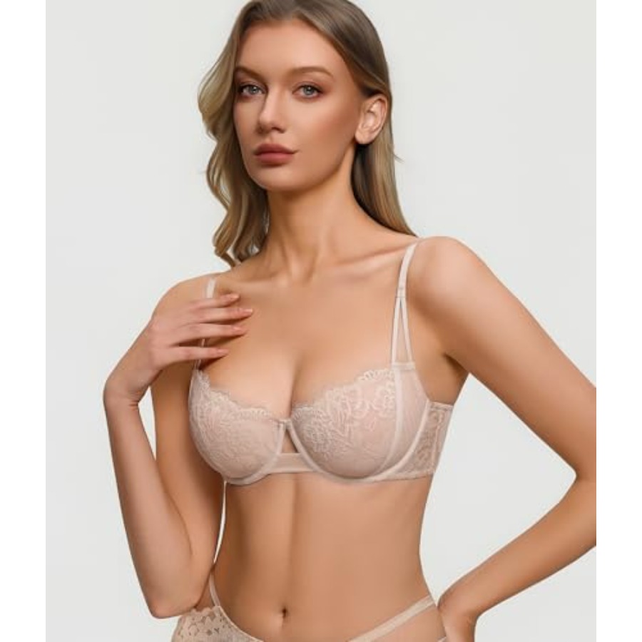 Avidlove Lace Bras for Women S - Demi Bra Balconette review and price