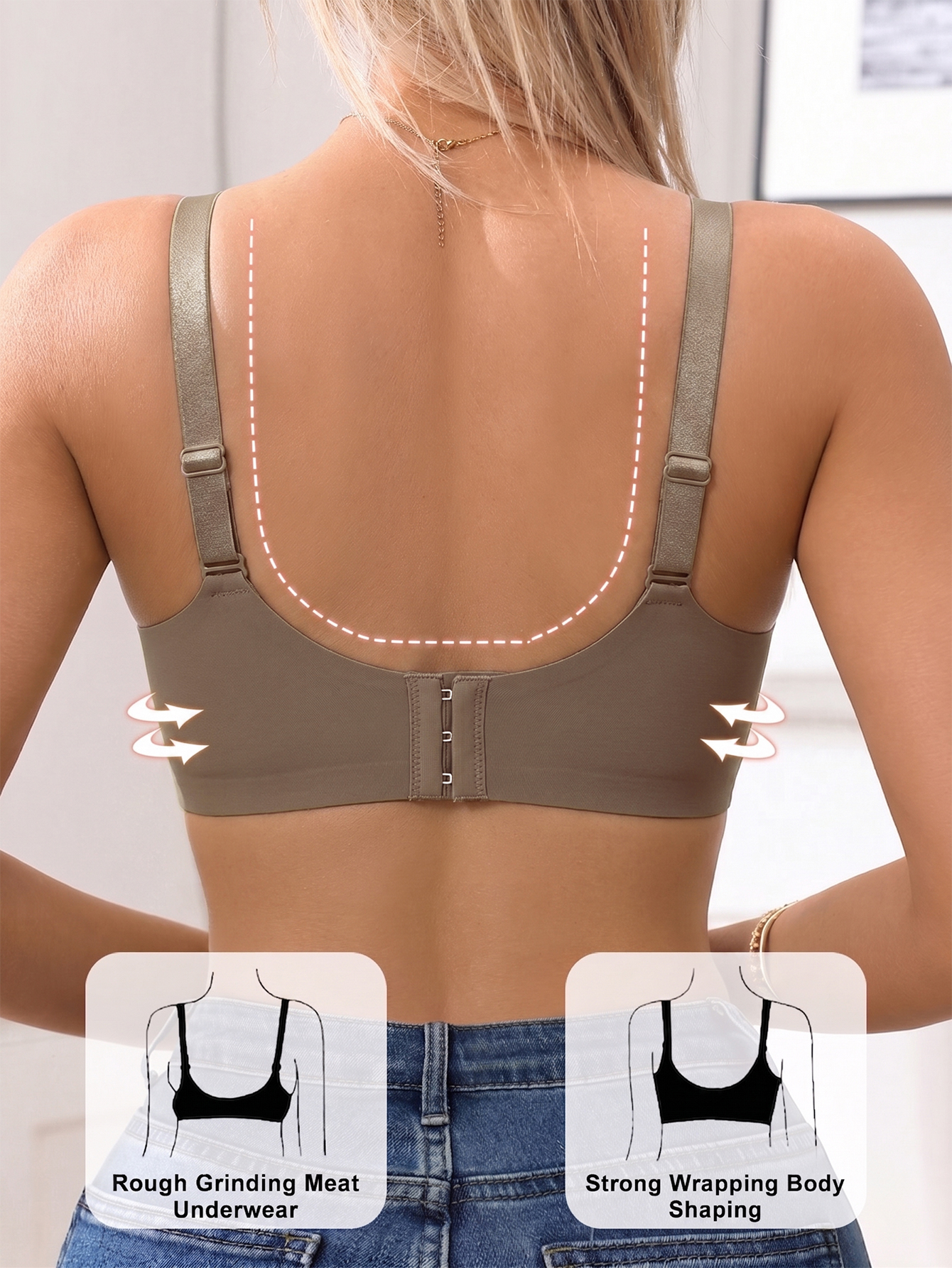 Full Coverage Push Up Jelly Su - Wirefree Bra Comfort review and price