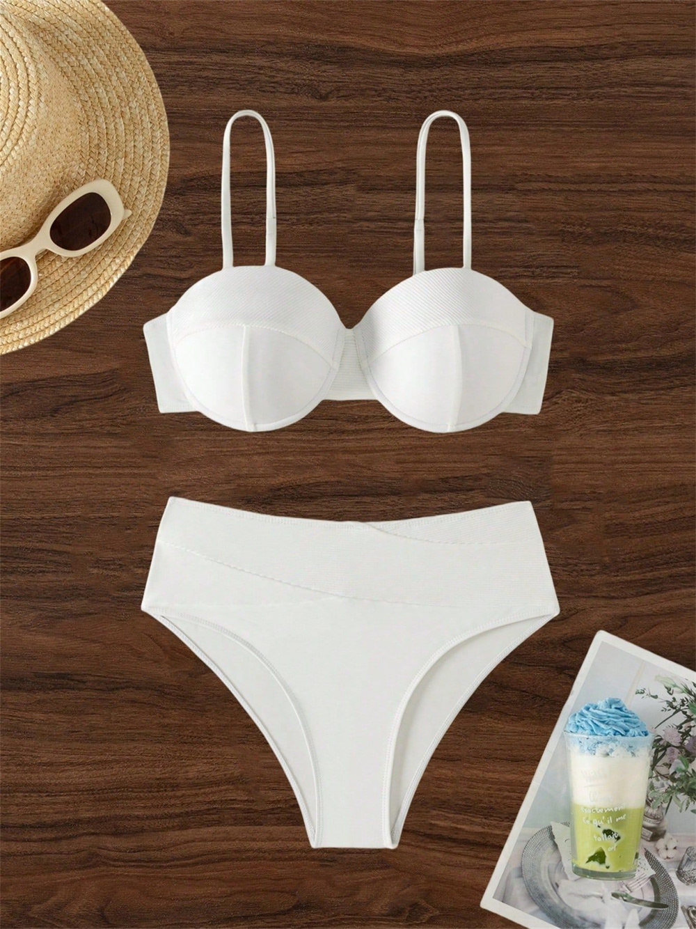 White Sling Bikini Bra Back La - Underwire Bra Padded review and price