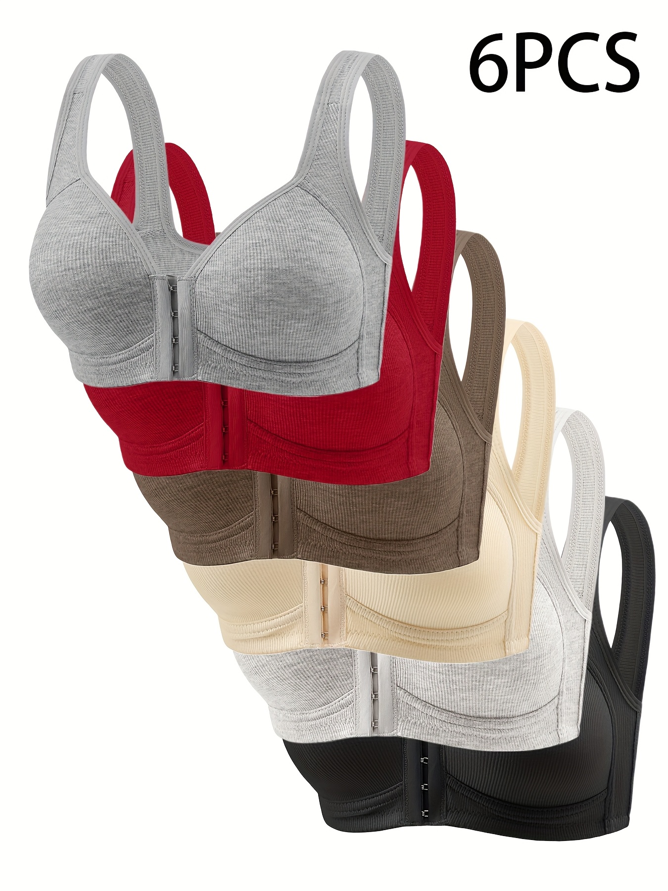 6-Pack Women's Elegant Wire-Fr - Wirefree Bra Comfort review and price