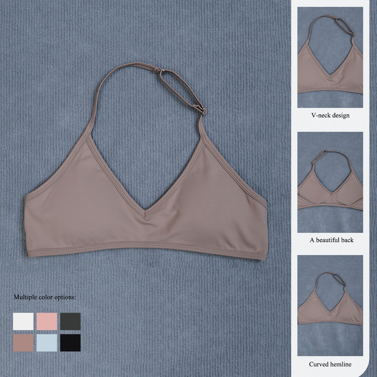 Women's Summer Halter Neck Pad - Sports Bra Racerback review and price