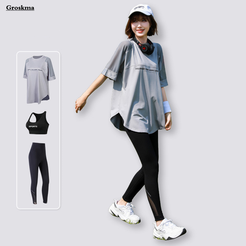 Mesh Loose T Shirt+Bra+Legging - T Shirt Bra Seamless review and price