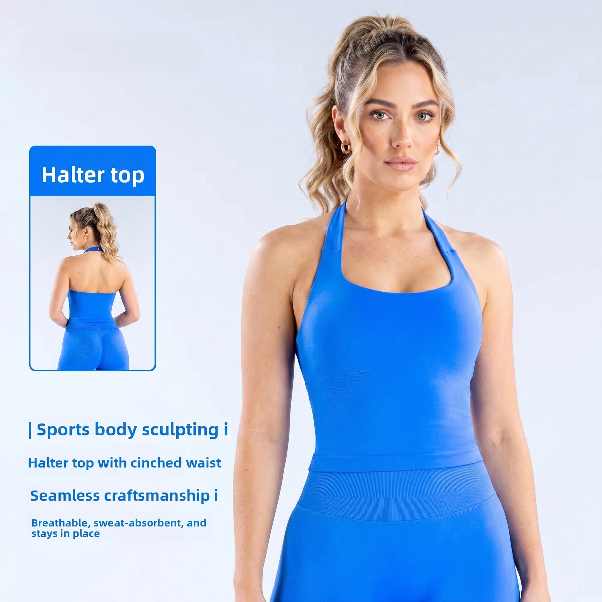 DenyfFitness Halter Top Woman  - Plunge Bra Push Up review and price