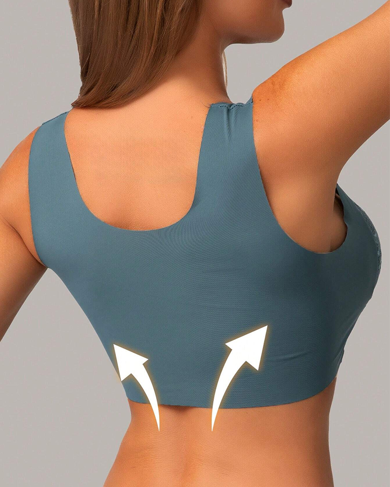 4Pcs Plus Size Women Seamless  - Plunge Bra Push Up review and price