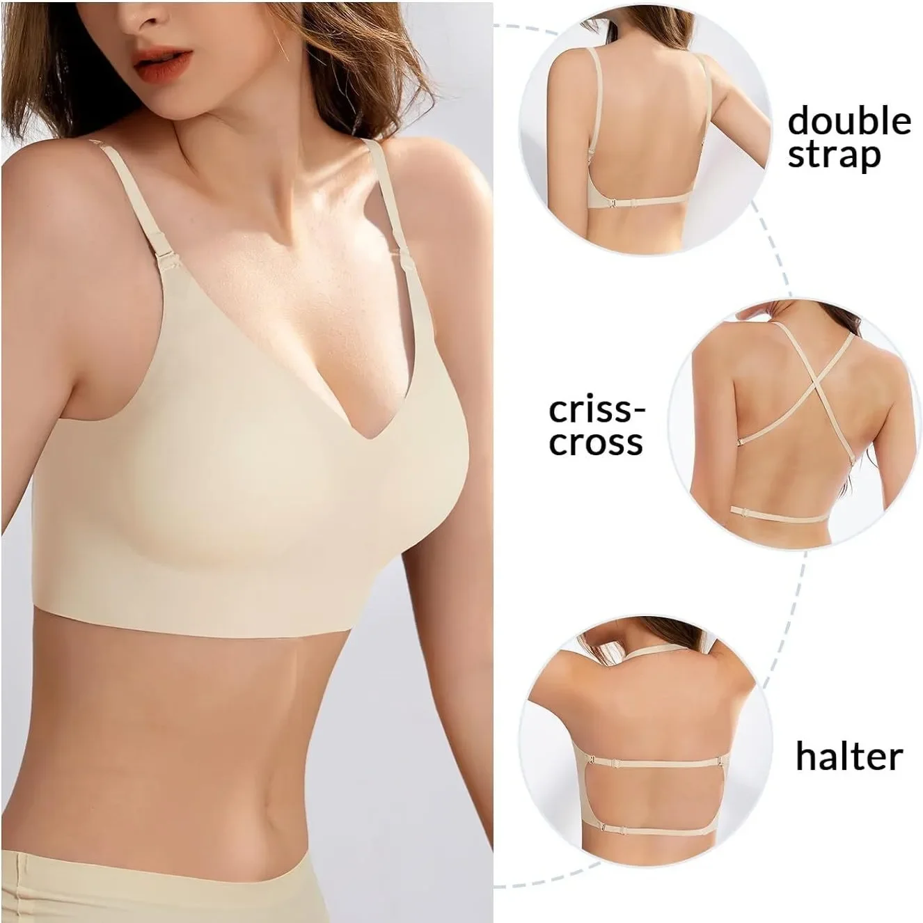 Top RatedSeamlLow Back Bra Sup - Convertible Bra Multiway review and price